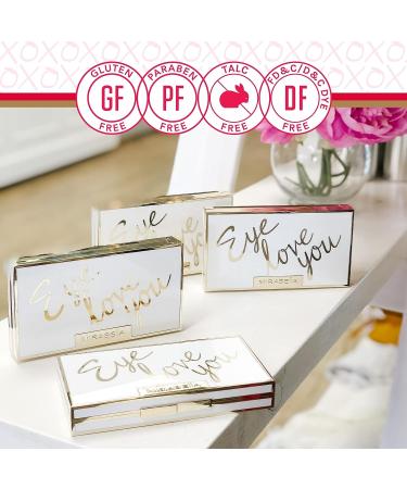 Mirabella Seduction Eyeshadow Palette - Eye Love You Collection | Neutral Ultra-Pigmented Matte & Shimmer Shades | Long-Lasting & Blendable | Paraben & Talc-Free - Buy Online on GoSupps.com