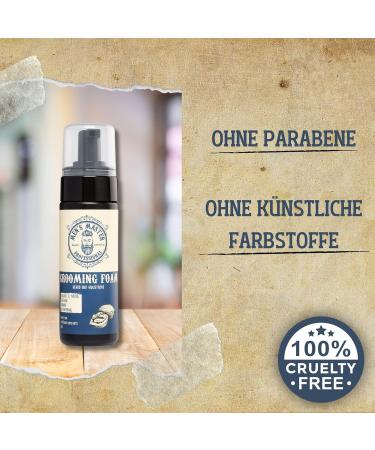 Moisturising Foam for Beard & Moustache - 150 ml | Hydrate & Style Your Facial Hair | International Shipping Available - Buy Online on GoSupps.com
