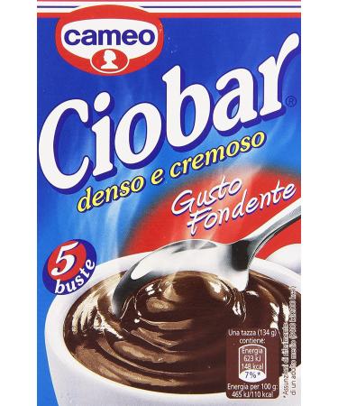 14x Cameo Ciobar Gusto Melts Hot Chocolate Soluble Black Taste 115g (5 x 23g)