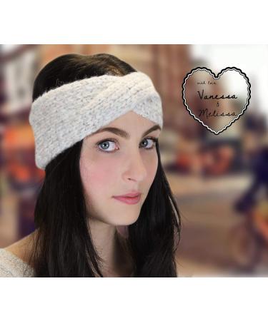 Shop Vanessa & Melissa Knitted Headband for Women Stylish Bow Design Earmuffs for Girls | International Shipping Available - Buy Online on GoSupps.com