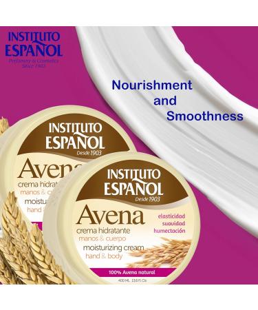 Instituto Espa ol Oats Moisturizing Body Cream | Women Men Body Cream | Treatment and Elasticity for Dry Chapped Skin | Ideal for the Whole Family | Pack of 800 ml - Buy Online on GoSupps.com