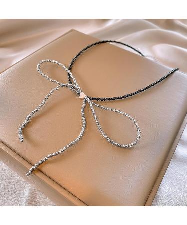 Shop Oralgos Delicate Heart Crystal Choker Necklaces | Large Loop & Aesthetic Pearls for Women & Girls - Buy Online on GoSupps.com