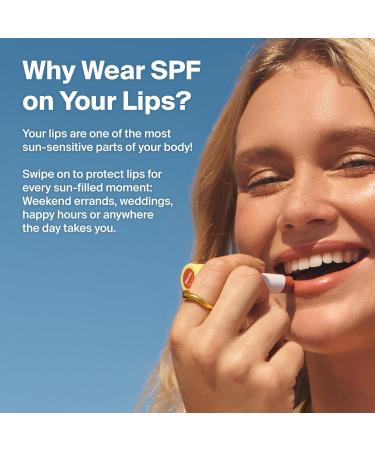 Supergoop! Lipshade 100% Mineral SPF 30 - Hydrating Lipstick Lucky Me (Rose) | Buildable Color & Nourishing Protection - Buy Online on GoSupps.com