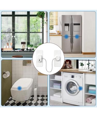 1 Pcs Window Safety Locks Window Door Restrictor Security Lock Child Baby Safety Self Adhesive Security Fridge Door Lock No Punching Pet Window Restrictor Window Locks Child Safety - Buy Online on GoSupps.com