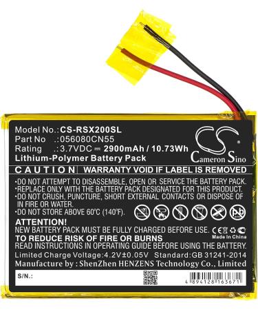 PRUVA Battery for Oregon Scientific Meep & Meep X2 - 2900mAh Replacement OP0118-13 P/N: 056080CN55 - International Shipping Available - Buy Online on GoSupps.com