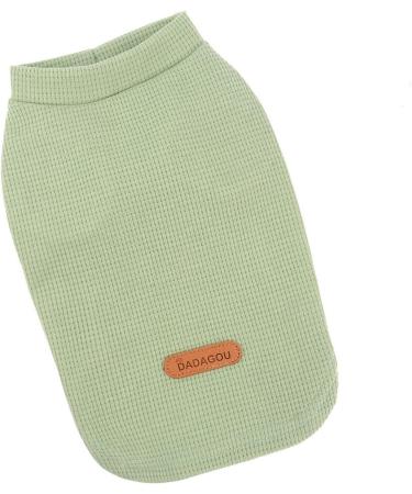 Paidful Soft Cotton Vest T-Shirts for Small to Medium Dogs & Cats - Breathable Summer Clothing for Puppies Chihuahuas and Yorkies - Green XXL - Buy Online on GoSupps.com