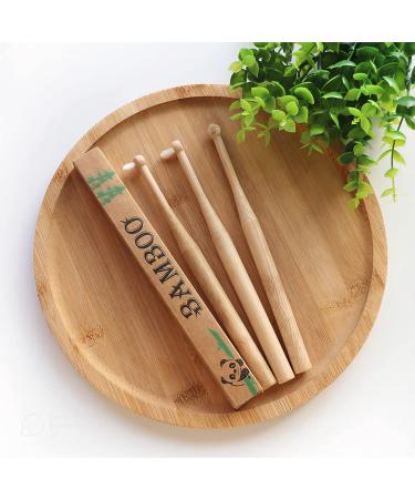 One Piece Bamboo Single Tuft Toothbrush Orthodontic Toothbrush