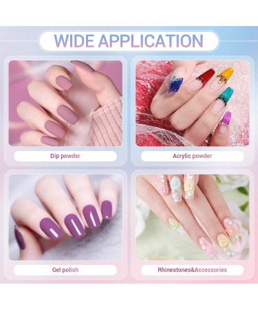 Cooserry Nail Tips and Glue Gel Kit with UV Light - 1000 Pcs C Curve Clear French Ballerina Fake Nails, 4-in-1 Nail Glue, Mini UV LED Lamp, DIY Nail Art Tools - Buy Online on GoSupps.com