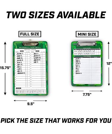 GoSports Baseball/Softball Mini Coaches Board | Dry Erase with 2 Pens - Buy Online on GoSupps.com