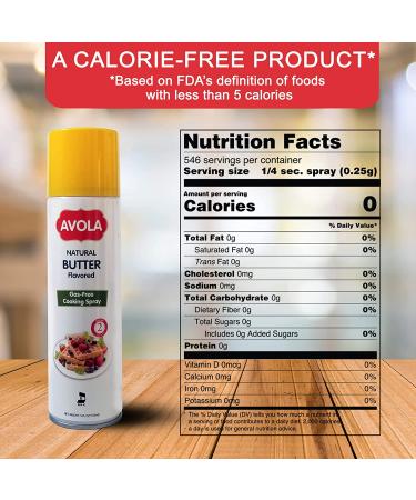 Gas-Free Butter Flavor Cooking Spray | Aerosol-Free, Gluten-Free, Vegan, Kosher | 5 fl oz (150 ml) - Buy Online on GoSupps.com