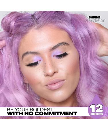 SHRINE Drop It Semi-Permanent Hair Dye Drops Purple 20 ml purple 20 ml (Pack of 1) - Buy Online on GoSupps.com