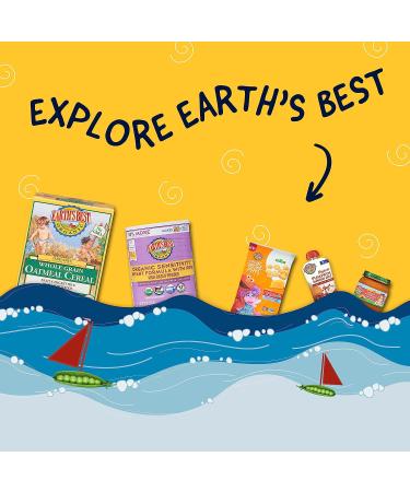 Earth's Best Organic Sesame Street Toddler Snacks - Strawberry Banana Yogurt Smoothie | 4.2 oz Pouch (Pack of 4) - Buy Online on GoSupps.com