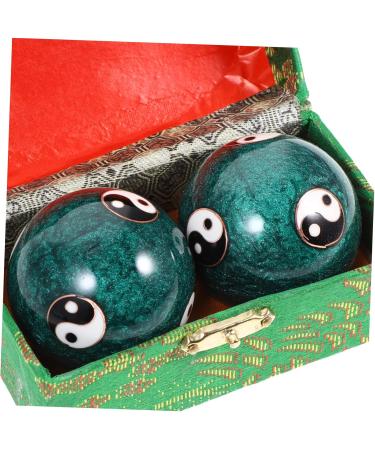 Beaupretty 2-Pack Health Massage Handballs - Chinese Cloisonn Metal Balls for Hand Exercises & Fitness - Buy Online on GoSupps.com