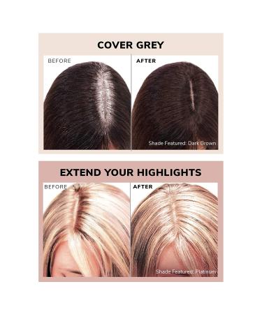 Color Wow Root Cover Up - Dark Brown: Instantly Cover Greys, Touch Up Highlights, Water and Sweat-Resistant Root Concealer for Thicker-Looking Hairlines - Buy Online on GoSupps.com