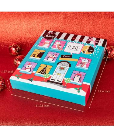 16 Pcs Advent Calendar 2025 Christmas Gifts for Women Mom - Luxury 2025 Gift Box for Christmas Bath and Body Gift for Sister Gift Baskets Set for New Year Gift Christmas Bath and Body Gift Set Strawberry Scents Christmas  - Buy Online on GoSupps.com