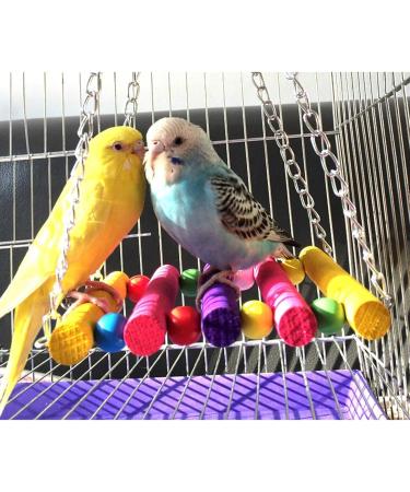 Pet Bird Parrot Parakeet Budgie Cockatiel Cage Hammock Swing Toy - Buy Online on GoSupps.com