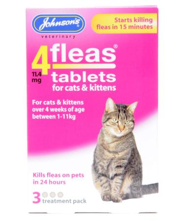 Johnsons Cat & Dog Products (Cat Flea Tablet 2 x 3 Pack)