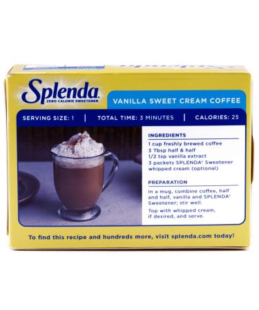SPLENDA No Calorie Sweetener 100 Count Packets - 3.5 Ounce Single-Serve Packets - Buy Online on GoSupps.com