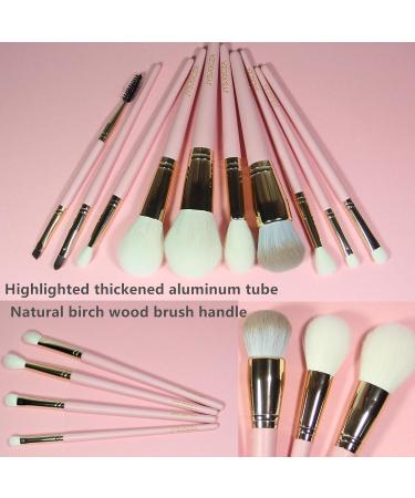 Professional 10-Piece Eyeshadow Brush Set | Soft Synthetic Makeup Brushes for Eye Eyebrow & Eyeliner Perfect for Flawless Blending (Pink - Buy Online on GoSupps.com