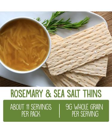 WASA THINS Rosemary & Sea Salt Flatbread Crackers 6.7oz - Pack of 10 | Non-GMO, Low-Fat, No Cholesterol - Buy Online on GoSupps.com