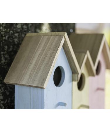 3 in 1 Wooden Wild Bird House - Predator Proof Nesting Box for Small Birds - Garden Ornament - Buy Online on GoSupps.com