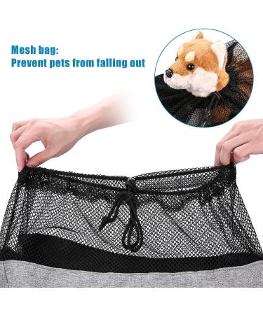 Ownpets Medium Pet Sling Carrier for 6.5-9kg Dogs/Cats - Reversible, Hands-Free, Adjustable Strap, Pocket - Grey - Buy Online on GoSupps.com