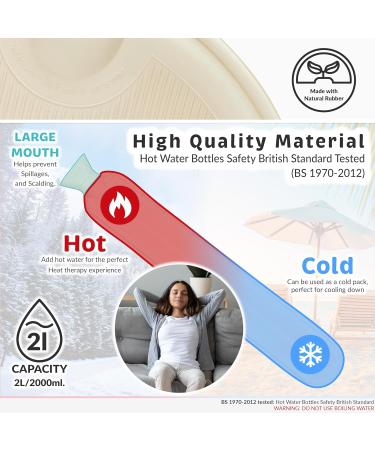 Disney Stitch Hot Water Bottle - 1.7 or 2 Litre Capacity with Fleece Cover - Cosy Gifts for Women | Red Minnie Long - Buy Online on GoSupps.com