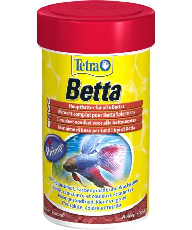 Tetra Betta Flakes - fish food in flake form specially developed for fighting fish and other labyrinth fish 100 ml can - Buy Online on GoSupps.com