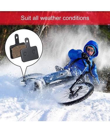 Zonon 4 Pairs Resin Bicycle Disc Brake Pads w/ Spring Compatible with Trp Tektro Shimano Deore - Buy Online on GoSupps.com