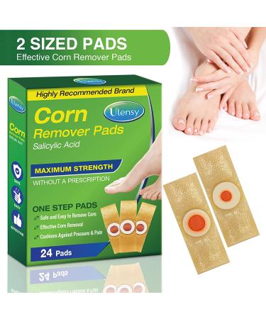 24 Pack Corn Removers for Feet - Large and Small Size Toe Corn Callus Removal - Foot Corn Remover for Toes - 24 Count - Buy Online on GoSupps.com