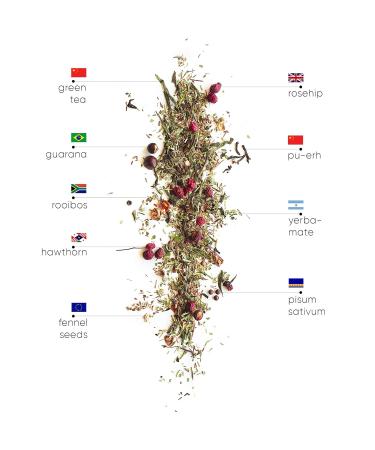 ATOP LLC WOW TEA Dual Tea & Meal Replacement Superfood Combo Weight Loss and Detox Tea 9 Superfoods Organic herbal tea with loose leaves 300g Made in EU - Buy Online on GoSupps.com