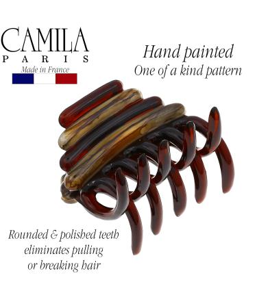 Camila Paris MP944 French Hair Clip - Stylish Tortoise Shell Claw Clip for Women, Made in France - Buy Online on GoSupps.com