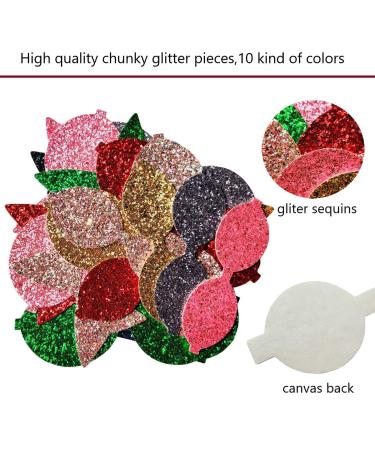 AOUXSEEM Faux Leather Hair Bows DIY Kit | Pre Cut Pieces, Hair Clips Included | Large Size 10 Set | Create Fashionable Hair Accessories for Girls and Women - Buy Online on GoSupps.com