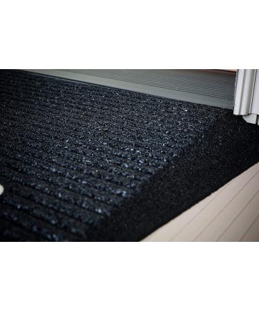 EZ-ACCESS Transitions Rubber Angled Entry Mat  Black  1.5 Inch Rise Black Standard 1.5 Inch Rise - Buy Online on GoSupps.com