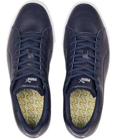 PUMA Men's Fusion Classic Golf Shoe - 46 EU Navy Blazer | International Shipping Available - Buy Online on GoSupps.com