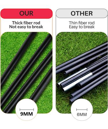 WEKEFON Portable Kids Soccer Goals Set of 2 - 3.6'x2.7' - Pop Up Indoor/Outdoor Net with Carry Bag - Easy Assembly & Compact Storage - Red - Buy Online on GoSupps.com