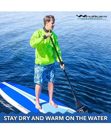 WindRider Waterproof Paddling Sailing Spray Top - Yellow XX-Large | Front Zipper & Shoulder Pocket - Buy Online on GoSupps.com