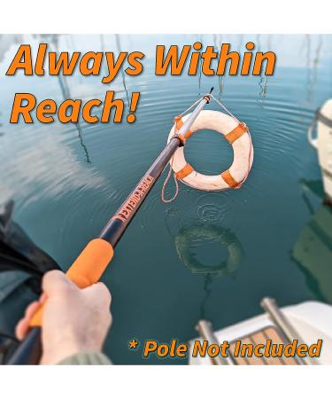 Extend-A-Reach Telescopic Boat Dock Hook Attachment | Twist-On Acme Threaded Pole | Ultimate Boating Accessory - Buy Online on GoSupps.com