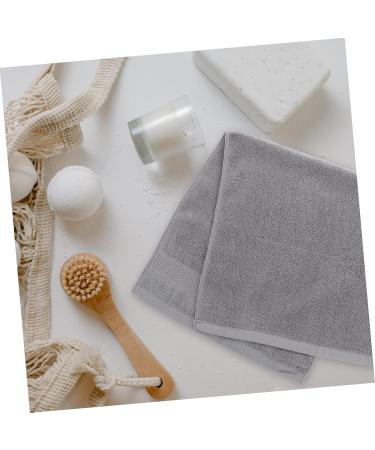 Buy Healeved Grey Cotton Towel - Pure Cotton Body & Cosmetic Towels 75x35cm | Best International Shipping - Buy Online on GoSupps.com