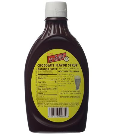 Fox's U-Bet Original Chocolate Flavor Syrup 22 oz - Delicious 1.3 lb Bottle - Buy Online on GoSupps.com