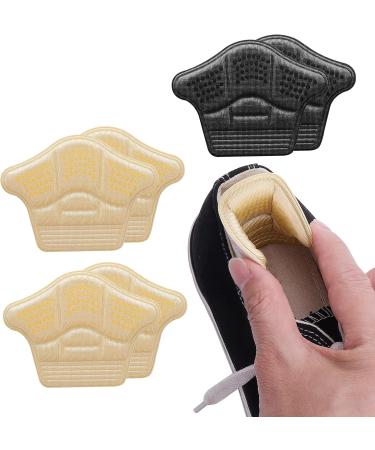 Molain High Heel Pads Inserts Liners for Blister Prevention - Beige & Black, 3 Pairs - Buy Online on GoSupps.com