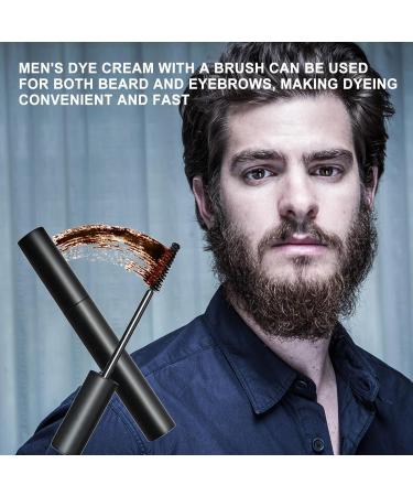 Men's Eyebrow Cream - Waterproof & Durable 8.5g with Brush Easy Filling in Dark Brown - Buy Online on GoSupps.com