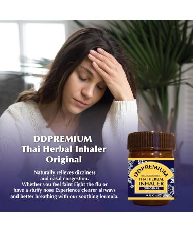 DDPremium Bundle 2 Pack Thai Herbal Inhaler with Menthol & Essential Oil - Yadom Original HOM LAMUN Formula - Buy Online on GoSupps.com