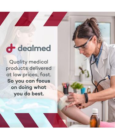 Dealmed Non-Woven Gauze Sponges - 200 Count, 4-Ply, 4x4 Inch - All-Purpose Non-Sterile Gauze Pads for Wound Care - Highly Absorbent Dental Gauze - First Aid/Medical Facilities - Buy Online on GoSupps.com