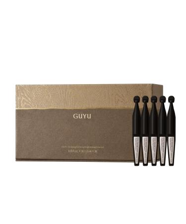 Ginseng Anti-Aging Serum for Face | GUYU Single-Use Ampoule | Peptides Hyaluronic Acid Panthenol Ectoin Beta Glucan | for Lifting Firming Smoothing Lines Plumping (0.05 Fl Oz x 30pcs)