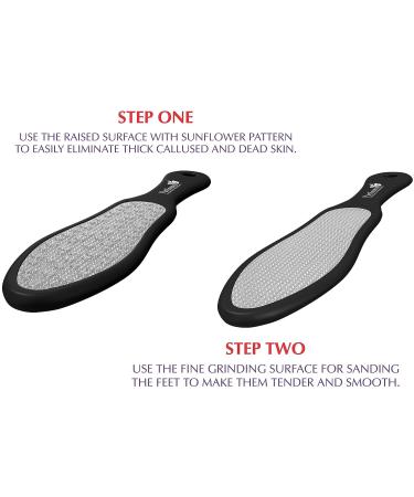 PurOrganica Premium Foot File - Professional Corn and Callus Remover Pedicure Rasp for Thick, Cracked, Dead, and Dry Skin - 10.6 Inch Long - Ideal for Scaly Feet, Knees & Elbows - Buy Online on GoSupps.com
