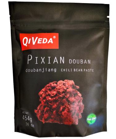 QiVeda Pixian Douban (Chili Bean Paste) Doubanjiang (1 lb.) 1 Pound (Pack of 1)