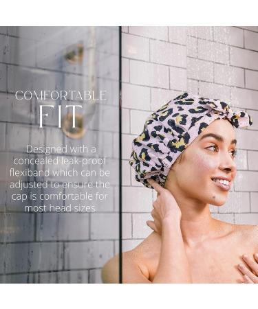 GRACE & COMPANY Luxury Shower Cap for Women - Waterproof, Reusable & Breathable - Lucie - Buy Online on GoSupps.com