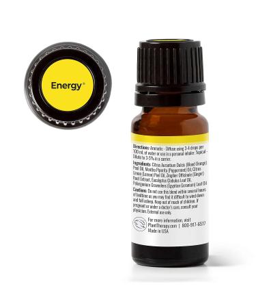 Plant Therapy Energy Essential Oil Blend 10 mL - 100% Pure Undiluted Aromatherapy for Refreshing Energy & Focus - Buy Online on GoSupps.com