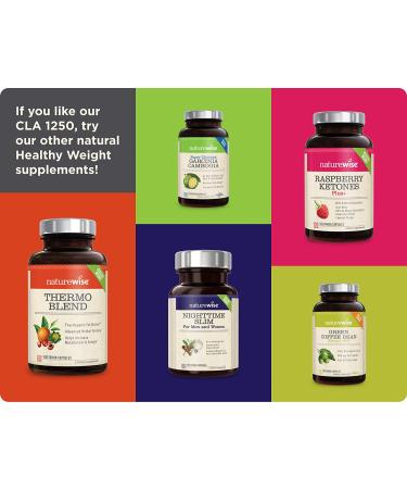 NatureWise CLA 1250 - 1000mg Softgels (90 Count) for Weight Management - Buy Online on GoSupps.com